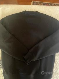 Felpa uomo colore nero versace jeans couture