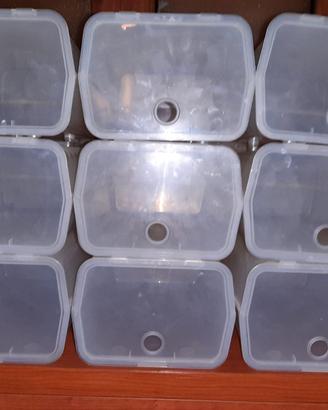 CONTENITORI SCARPE PLASTICA (SONO 9) TRASPIRANTI