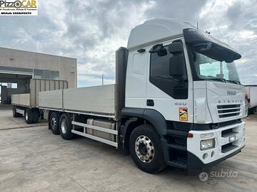 IVECO STRALIS 450 CASSONE FISSO E RIMORCHIO VIBERT