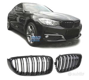 GRIGLIA DOPPIA BMW SERIE 3 GT F34 13-18 LOOK M4 NE