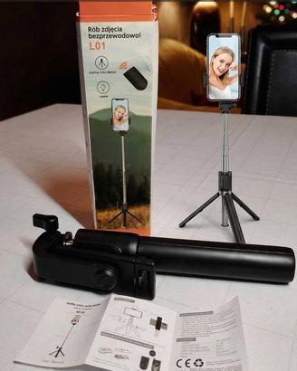 Selfie stickTrippd L01 con telecomando bluetooth