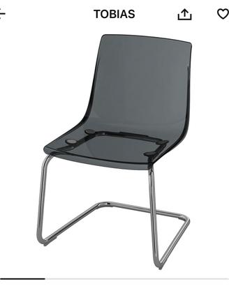 Sedie Tobias grigio Ikea