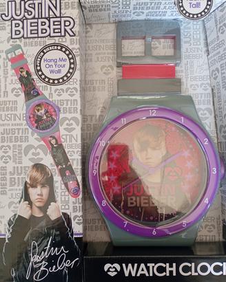Justin Bieber orologio da parete ufficiale 