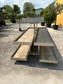 CARRELLO ALLUMINIO PORTA PIANTE