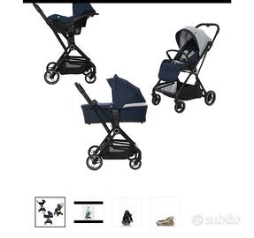Passeggino trio Giordani e Culla Chicco Next2Me