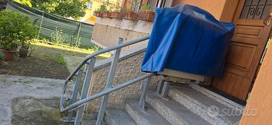 montascala  pedana eletrica