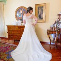 Abito da sposa Claraluna Taglia 44 italiana M velo