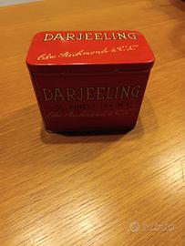 Scatola in latta Darjeeling Richmond Calcutta 1997