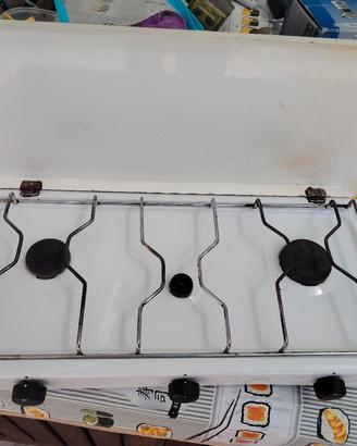 fornello da campeggio più bombola 