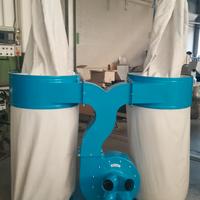 Aspiratore doppio sacco 4kW 5,5 HP trifase 380V