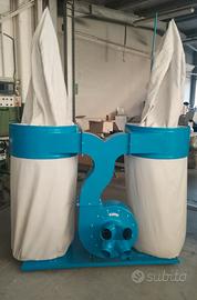 Aspiratore doppio sacco 4kW 5,5 HP trifase 380V