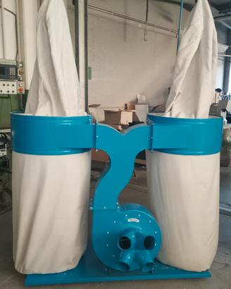 Aspiratore doppio sacco 4kW 5,5 HP trifase 380V