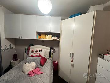 Cabina armadio con colonna