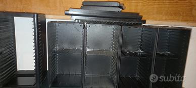 6 moduli porta CD contenitori