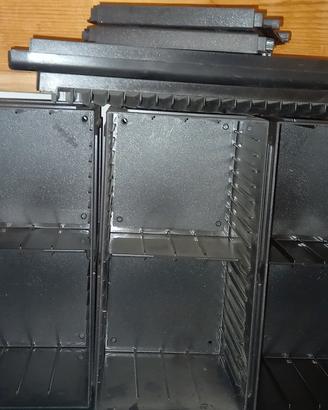 6 moduli porta CD contenitori