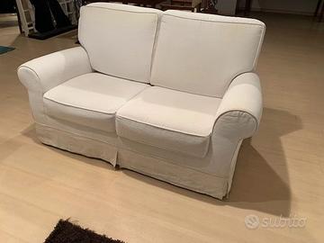 divani   n.2   cm 160x90  tessuto bianco