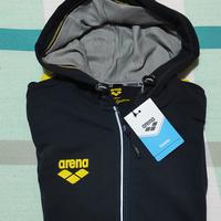 felpa con cappuccio e disegno Arena