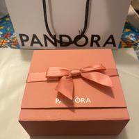 PANDORA BRACCIALE + 2 CHARMS + 2 CLIPS