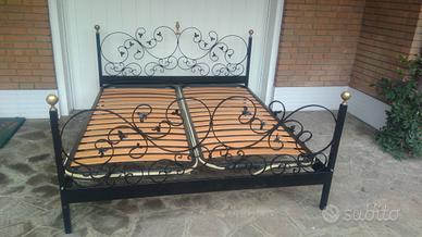 letto in ferro battuto 