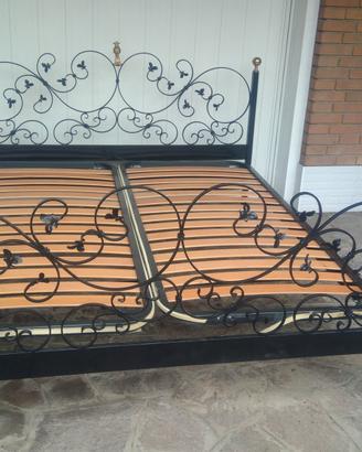 letto in ferro battuto 