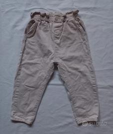 Pantaloni rosa Zara velluto 2-3 anni (98 cm)