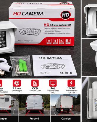 Telecamera CCTV 501 IR 2000TVL PAL BNC 2,8 mm