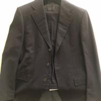 Abito sartoriale blu gessato tg. 50