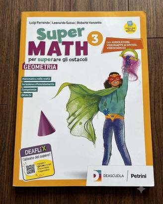 libro di Geometria "Super Math 3".