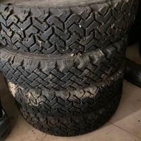 N. 4 cerchi e gomme invernali per fiat 600/850