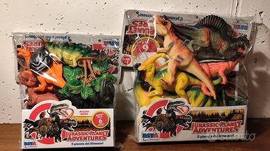 Dinosauri di gomma n.2 confezioni 