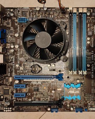 Scheda madre Asus P8H77-M PRO + Proc i7-3770 Intel