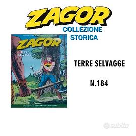 ZAGOR COLLEZIONE STORICA n.184 TERRE SELVAGGIE