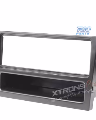 CORNICE NERA RADIO 1-DIN PER OPEL
