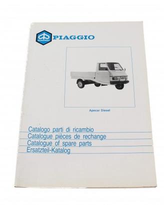 Catalogo parti di ricambio Piaggio Apecar Diesel