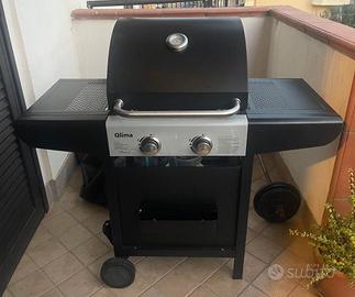 BARBECUE A GAS 2 BRUCIATORI AUTOMATICI -COME NUOVO