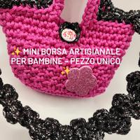 borsa bambina lavorata a mano