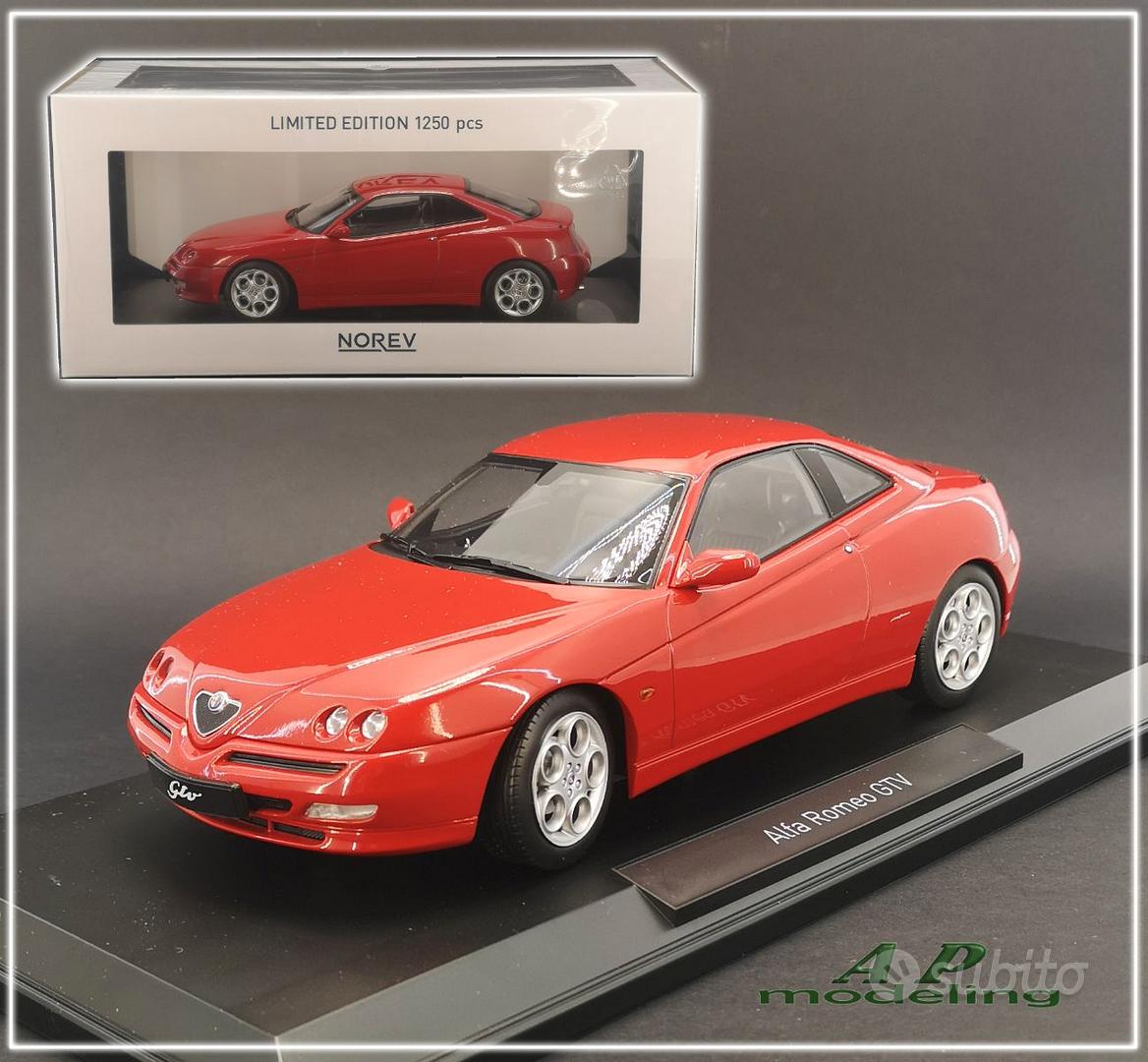 modellino auto 1/18 alfa romeo gtv del 1999 Collezionismo In