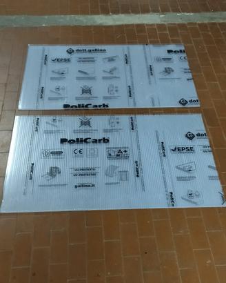 pannelli in policarbonato trasparente 