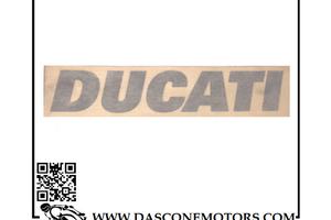 1 Adesivo Serbatoio Ducati Grigio Scuro originale