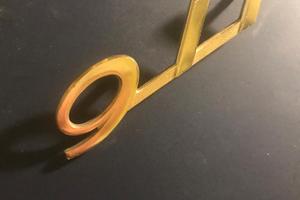 scritta originale  911 porsche