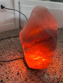 Lampada di Sale Himalayano Grande, Luce Calda