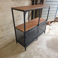 Scaffale, nero, 100x95 cm