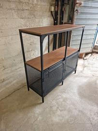 Scaffale, nero, 100x95 cm