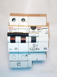 SLVAVITA DIFFERENZIALE AEG Elfa D92 + INTERRUTTORE