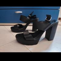 scarpe nere tacco n41 