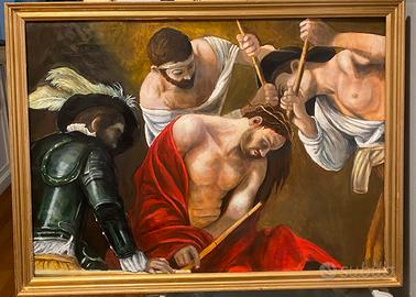 CARAVAGGIO copia d’autore olio su tavola 75x55