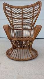 POLTRONA RATTAN E BAMBÙ 