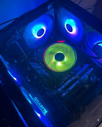 Pc Gaming Amd RX7600 Gigabyte OC trifan / Ryzen 5