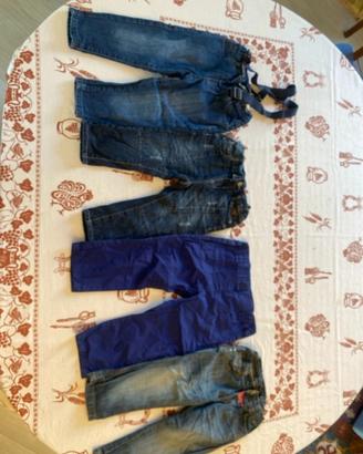 4 pantaloni taglia 18/24 mesi