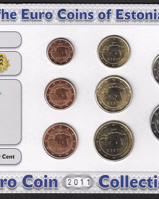 Estonia - Euro Coin collection 2011 - UNC FdC